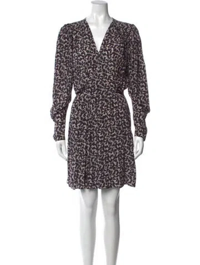 Pre-owned Isabel Marant Étoile Printed Mini Dress In Neutral