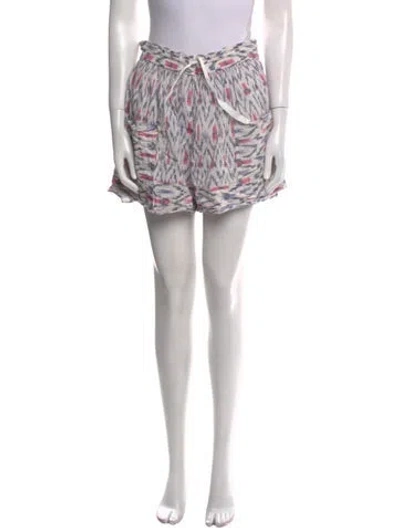Pre-owned Isabel Marant Étoile Printed Mini Shorts In Neutral