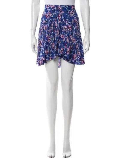 Pre-owned Isabel Marant Étoile Printed Mini Skirt In Multi