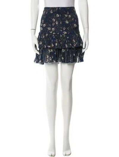 Pre-owned Isabel Marant Étoile Printed Mini Skirt In Multi