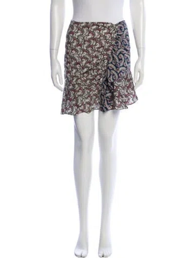 Pre-owned Isabel Marant Étoile Printed Mini Skirt In Neutral