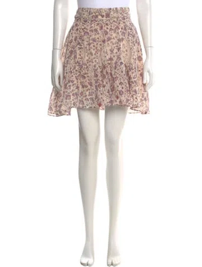 Pre-owned Isabel Marant Étoile Printed Mini Skirt W/ Tags