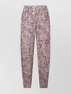 Isabel Marant Étoile Ecru And Purple Pants