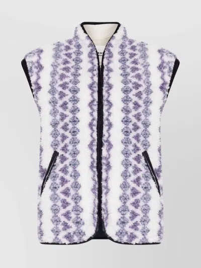 ISABEL MARANT ÉTOILE PRINTED REVERSIBLE VEST