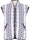 Isabel Marant Étoile Isabel Marant Etoile Printed Reversible Vest In Multi