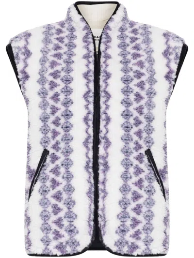 ISABEL MARANT ÉTOILE PRINTED REVERSIBLE VEST