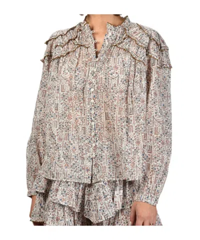 Isabel Marant Étoile Printed Shirt In Multi