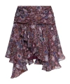 Isabel Marant Étoile Isabel Marant Etoile Berenicia Short Printed Frilly Skirt In Multi