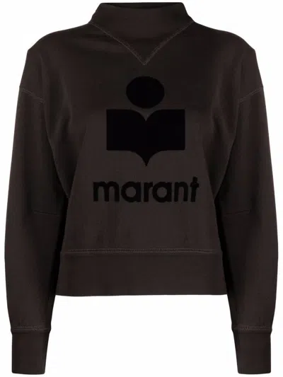 Isabel Marant Étoile Printed Sweatshirt In Black