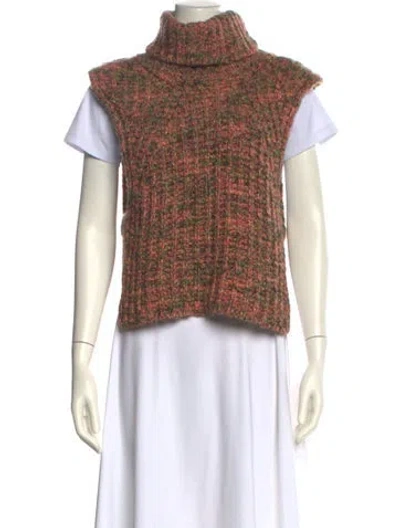Pre-owned Isabel Marant Étoile Printed Turtleneck Sweater In Multi