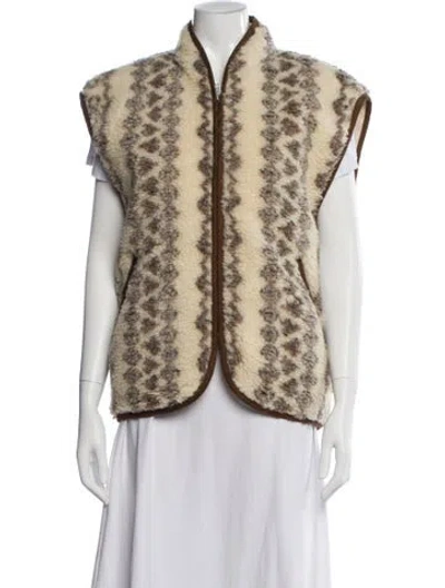 Pre-owned Isabel Marant Étoile Printed Vest In Neutral
