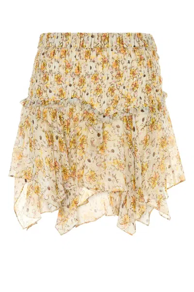 Isabel Marant Étoile Isabel Marant Etoile Printed Viscose Fiala Skirt In Multi