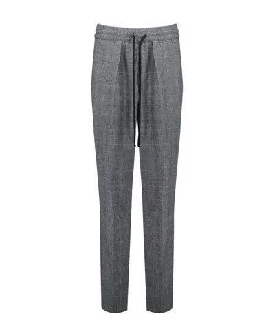 Isabel Marant Étoile Priska High-waist Plaid Trousers In Black