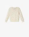 Isabel Marant Étoile Priyanka Pullover In Ecru-multicolore