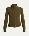 Isabel Marant Étoile Prunella Full-zip Sweater Jacket In Brown