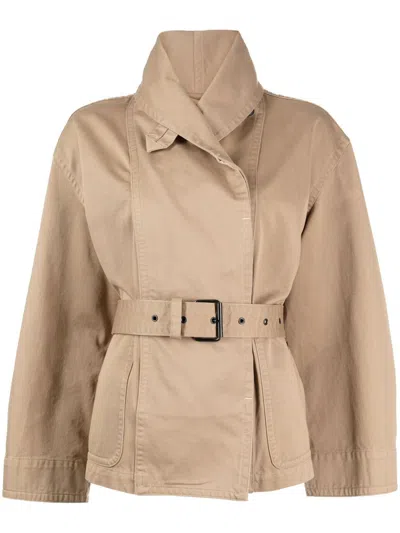 Isabel Marant Étoile Prunille Jacket In Brown