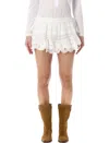 Isabel Marant Étoile Puria Organic Cotton Shorts In White