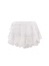 Isabel Marant Étoile Puria Organic Cotton Shorts In White