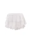 Isabel Marant Étoile Puria Organic Cotton Shorts In White