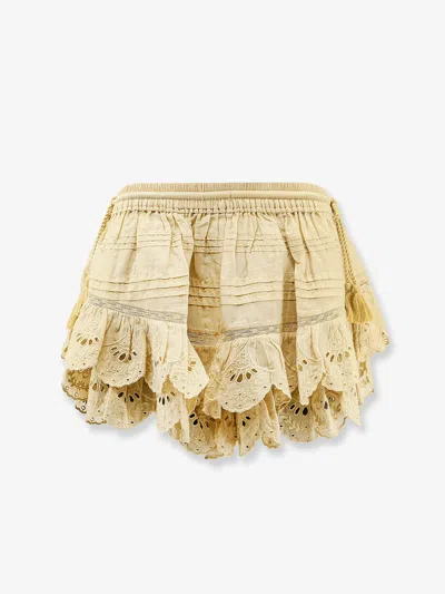 ISABEL MARANT ÉTOILE PURIA ORGANIIC COTTON SHORTS