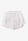 Isabel Marant Étoile Puria Ruffled Mini Skirt In Multi