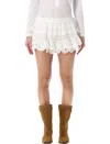 Isabel Marant Étoile Puria Organic Cotton Shorts In White