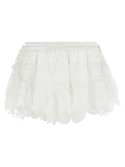 Isabel Marant Étoile Puria Bermuda And Short White