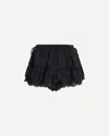 Isabel Marant Étoile Puria Shorts With Ruffles In Black