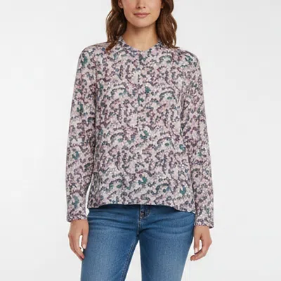 Pre-owned Isabel Marant Étoile Purple Abstract Print Cotton Voile Maria Top Xs