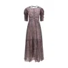 Isabel Marant Étoile Sichellia-gb Dresses Violet In Multi
