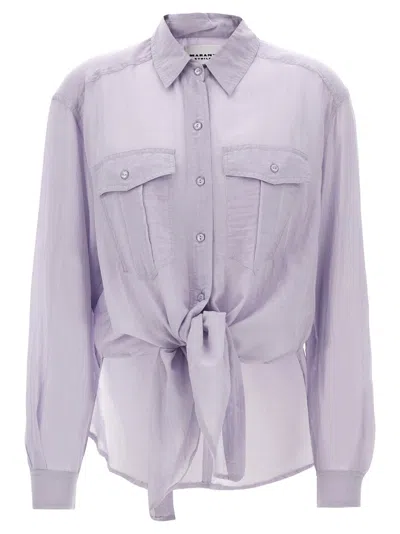 ISABEL MARANT ÉTOILE PURPLE NATH SHIRT