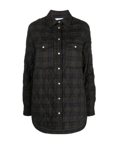 ISABEL MARANT ÉTOILE QUILTED CHECKED SHIRT