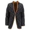 Isabel Marant Etoile Quilted Reversible Jacket In Black Cotton In Black