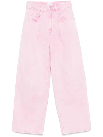 Isabel Marant Étoile Rachelle Jeans In Pink