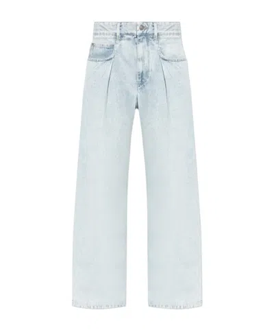 Isabel Marant Étoile Belt-loop Jeans In White