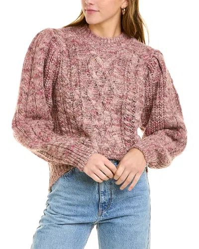 Isabel Marant Etoile Raith Wool & Alpaca-blend Sweater In Pink