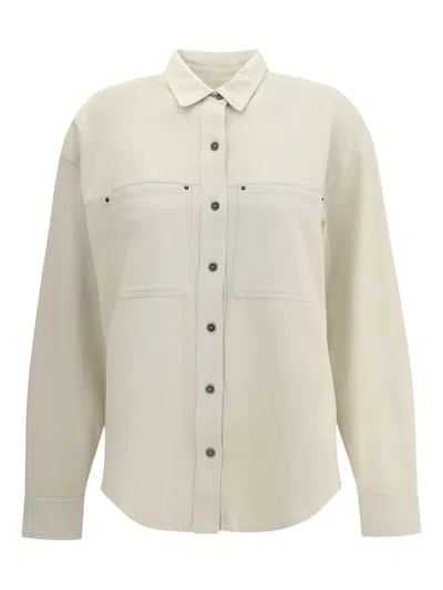 ISABEL MARANT ÉTOILE RAQUEL DOUBLE-POCKET BUTTON-FRONT SHIRT