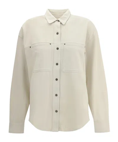 ISABEL MARANT ÉTOILE RAQUEL DOUBLE-POCKET BUTTON-FRONT SHIRT