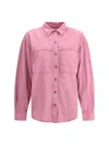 Isabel Marant Étoile Isabel Marant Etoile Pink Cotton Raquel Shirt In Rosewood