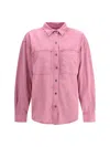 Isabel Marant Étoile Isabel Marant Etoile Pink Cotton Raquel Shirt In Rosewood