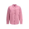 Isabel Marant Étoile Isabel Marant Etoile Pink Cotton Raquel Shirt In Multi