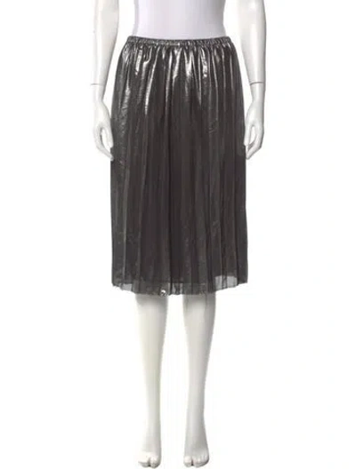 Pre-owned Isabel Marant Étoile Raw-edge Trim Knee-length Skirt