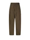Isabel Marant Étoile Drawstring Casual Pants In Green