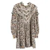 Isabel Marant Étoile Rebel Paisley Mini Dress In Floral Print Cotton In Multi