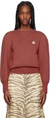 Isabel Marant Étoile Red Kelaya Sweater In Antik Pink