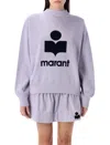 Isabel Marant Étoile Marant Etoile Women Moby Logo Cotton Sweatshirt In Purple
