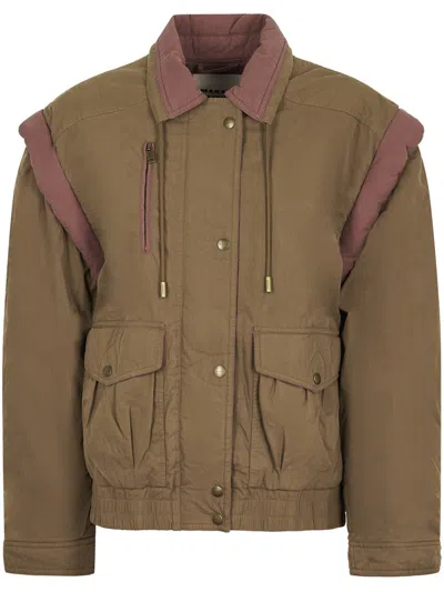 ISABEL MARANT ÉTOILE ISABEL MARANT ÉTOILE RELAXED-FIT JACKET WITH SHOULDER PANELS