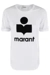Isabel Marant Étoile Koldi Logo Print T-shirt In White