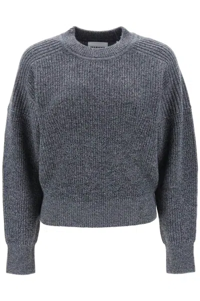 Isabel Marant Étoile Relaxed Fit Merino Wool Sweater For Women In Grey