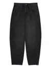 Isabel Marant Étoile Relaxed Fit Trousers With Classic Five-pocket Design In Black